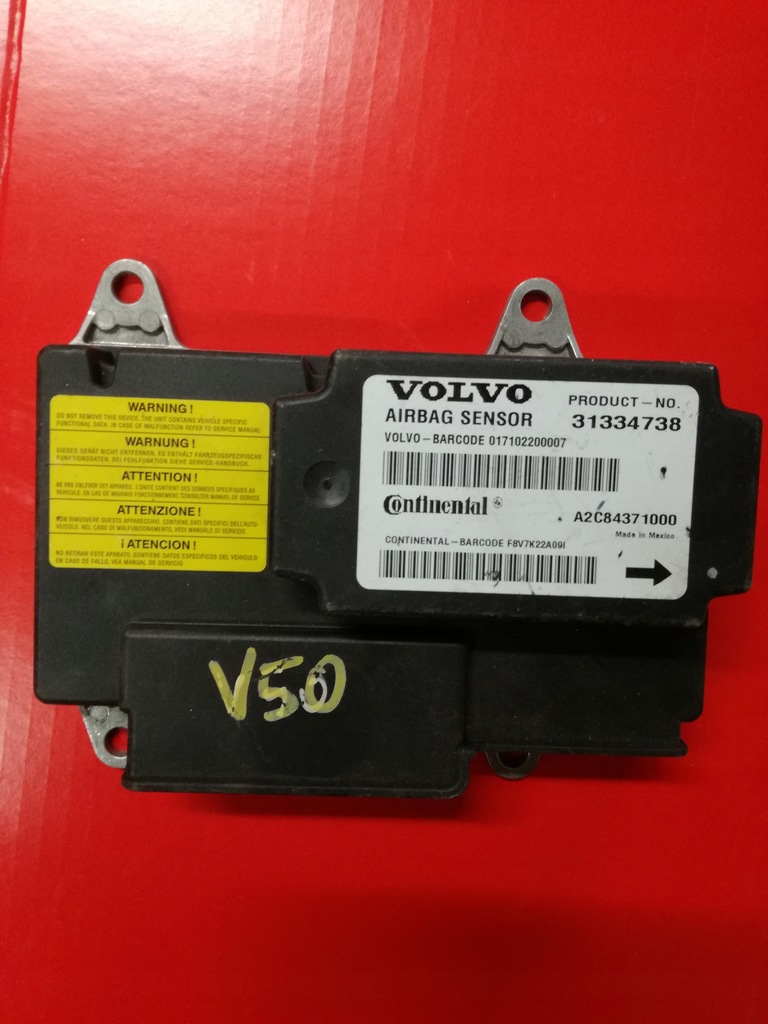 фото №1, Модуль блок керування датчик подушок подушка безпеки volvo c30 lift s40 v50 31334738