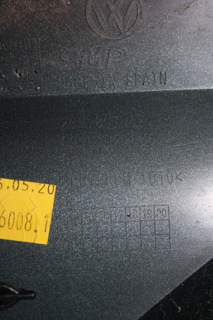 фото №10, Vw t-cross r-line накладка спойлер бампера задня