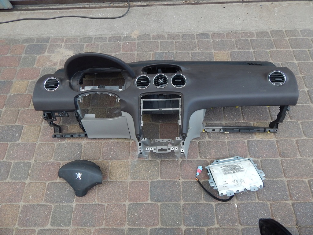 фото №1, Консоль подушки безопасности peugeot 308 oryg коричневая