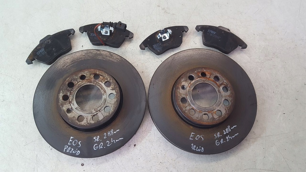 фото №1, Диск гальмівна задня задня vw eos 2,0 fsi