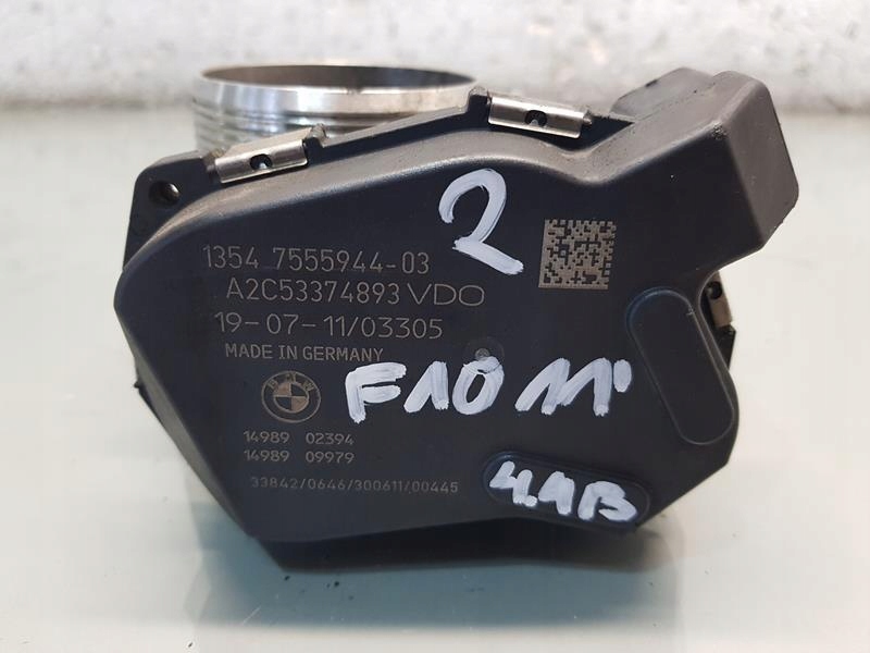 фото №3, Дроссельная заслонка 2 bmw f10 4.4 v8