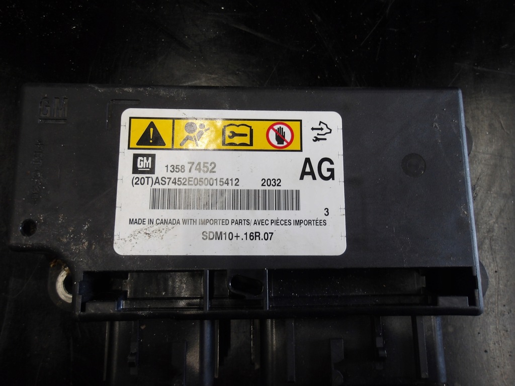 фото №1, Модуль блок керування датчик подушок подушка безпеки opel ampera