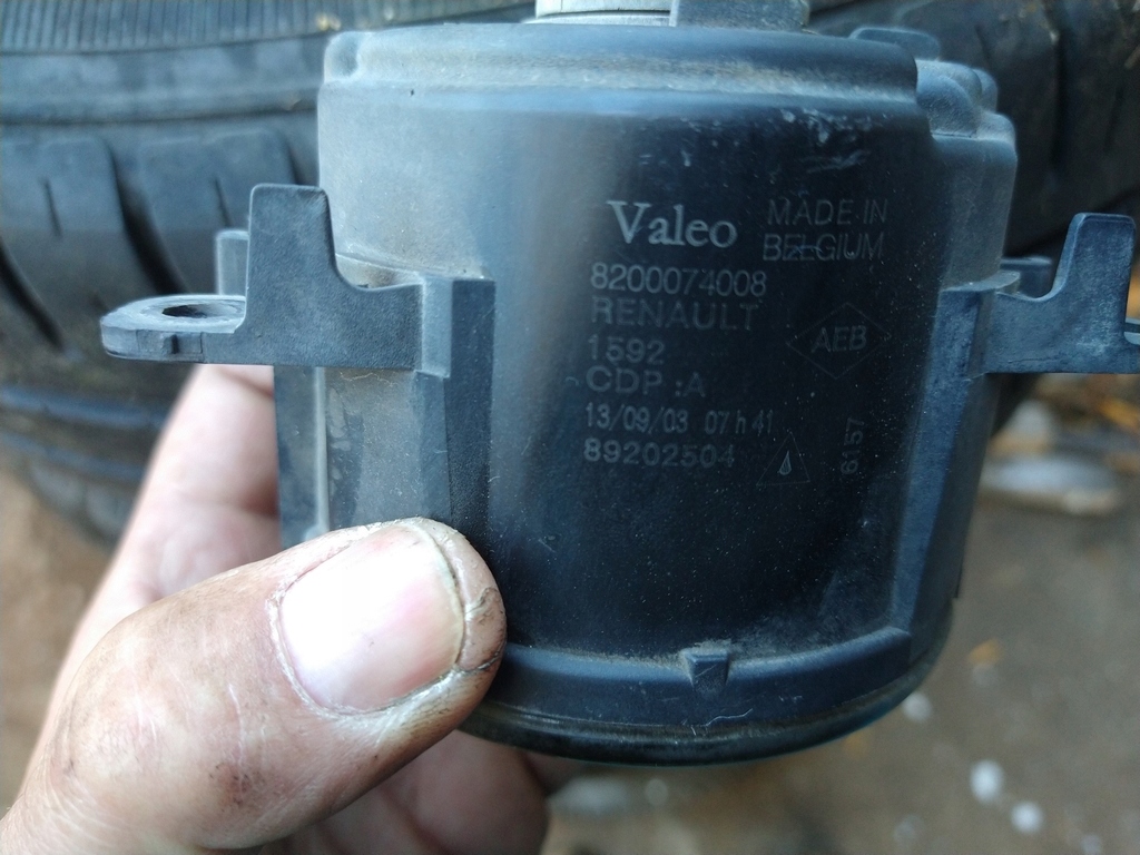 фото №6, Протитуманна фара лівий правий renault scenic ii grand scenic ii 89202504 8200074008