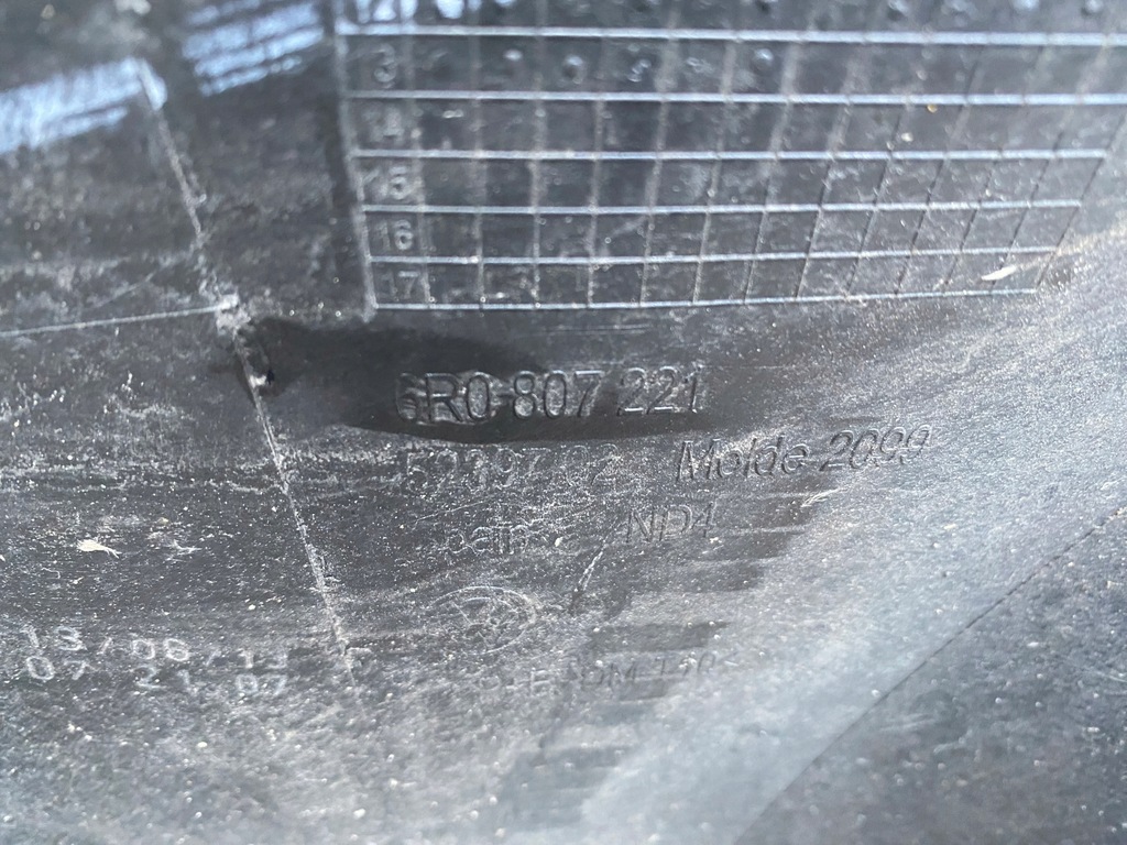 фото №14, Vw polo 6r бампер передній pod омивачі lc9x