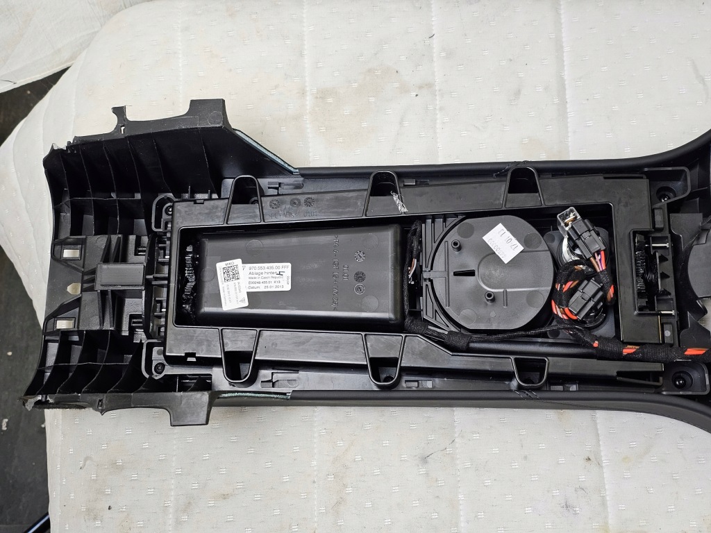 фото №15, Консоль тунель середній задня задній бардачок porsche panamera 970 шкіра