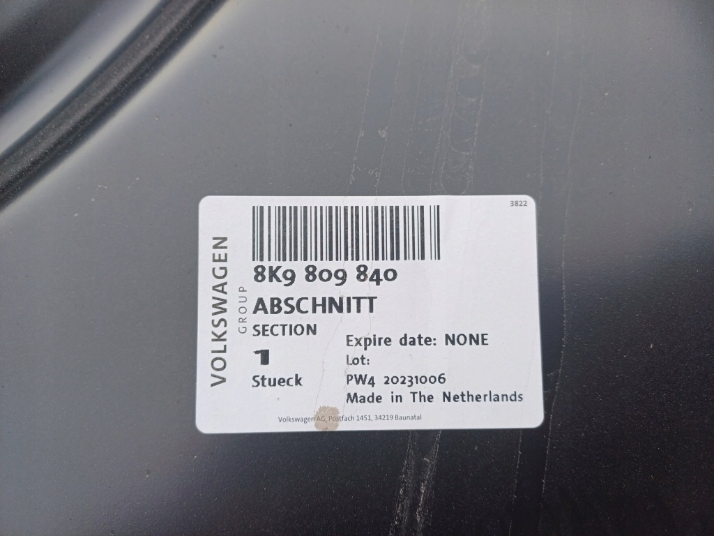 фото №8, Audi a4 b8 07- поріг блок двигуна правий середина 8k9809840