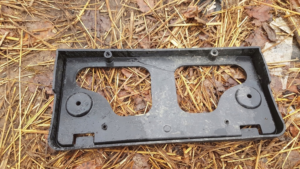 фото №2, Рамка кронштейн підкладка номерного знака ford edge