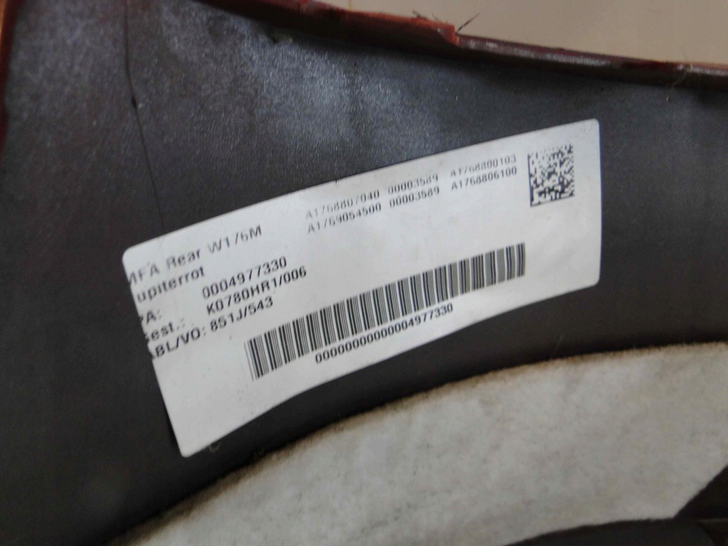 фото №9, Mercedes a klasa w176 176 lift бампер задний pts