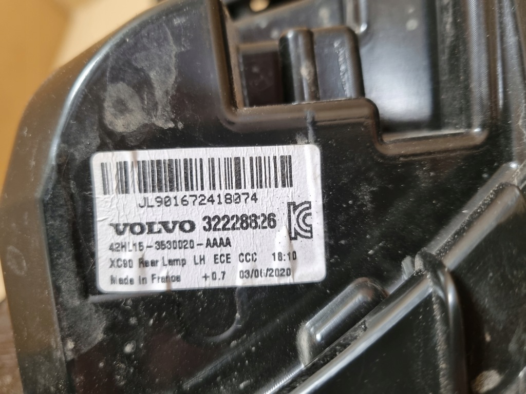 фото №7, Volvo xc90 ii лампа ліва задня лівий задня 32228826