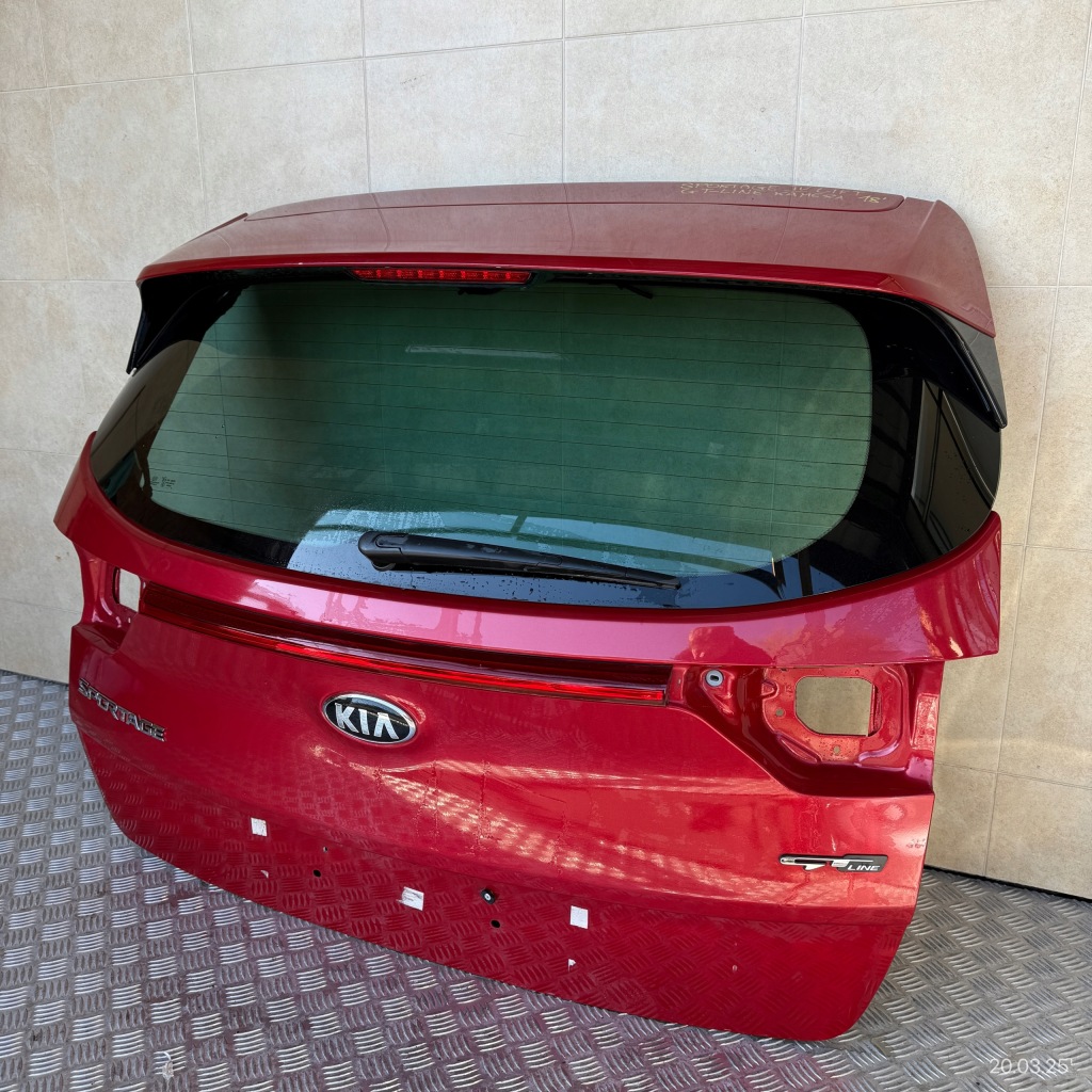 фото №3, Крышка багажника задняя комплектная kia sportage iv gt line 2018 rok камера