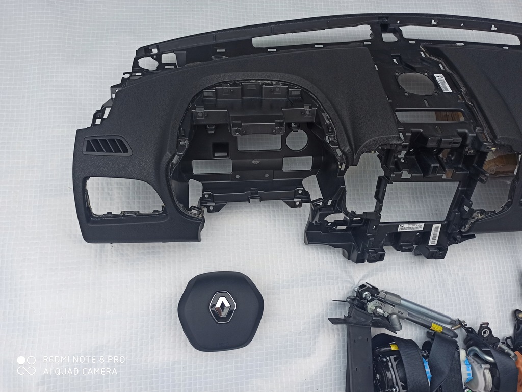 фото №2, Панель приладів консоль панель приладів подушка безпеки renault koleos ii zest