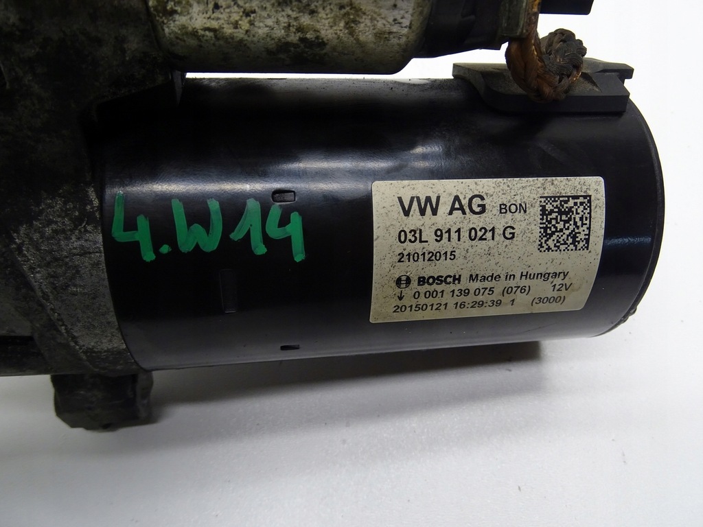 фото №7, Стартер audi a4 b8 a5 8t 2.0 tdi 03l911021g