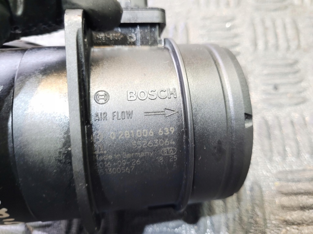 фото №5, Расходомер воздуха 55263064 alfa romeo giulia 2.2 d m-jet 150km