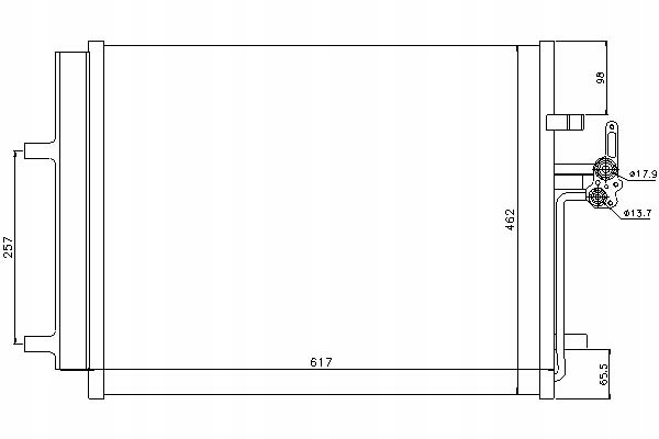 фото №1, Nissens 940043 конденсатор, кондиціонер