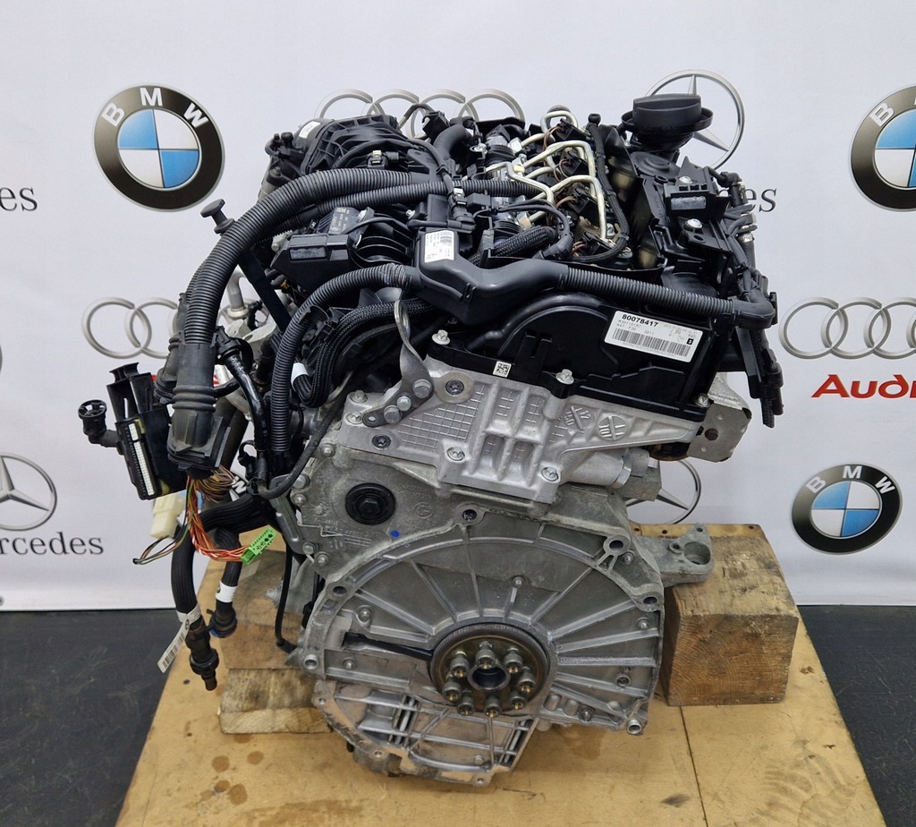 фото №13, Bmw f10 f20 f30 f31 f32 kompletny двигатель 1.8d 2.0d 143km 162tys. km n47d20c
