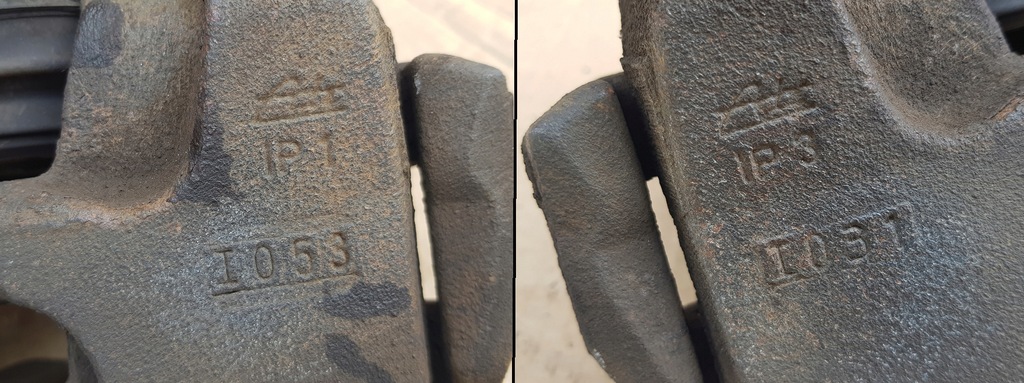 фото №15, Суппорты + скоба + тормозные колодки перед / opel vectra c / 285mm 57mm / исправные