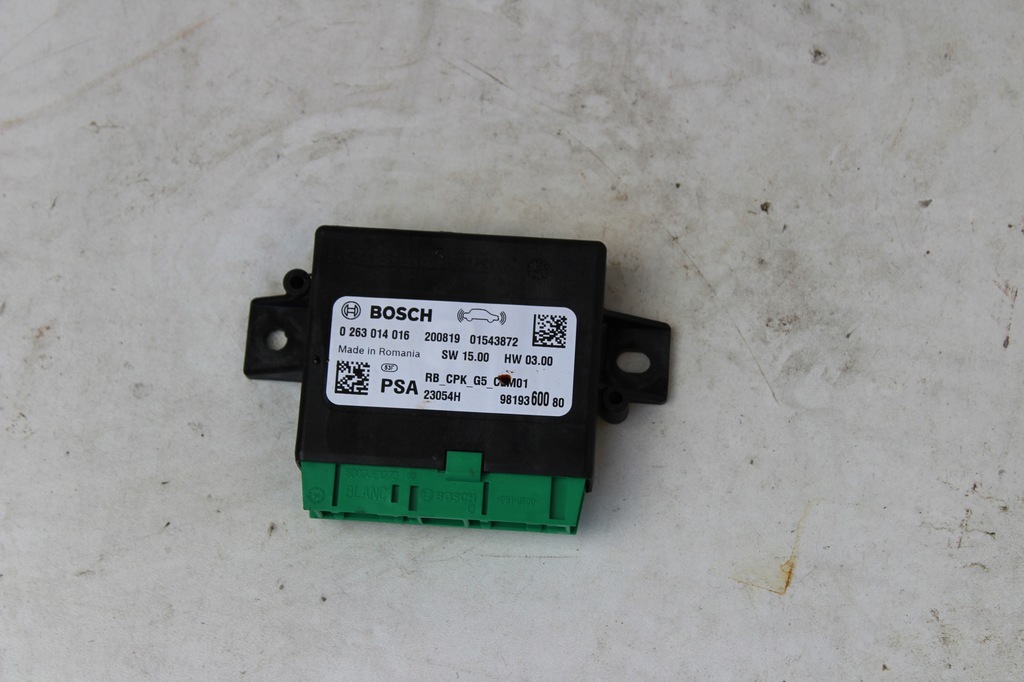 фото №1, Модуль блок управления pdc 9819360080 0263014016