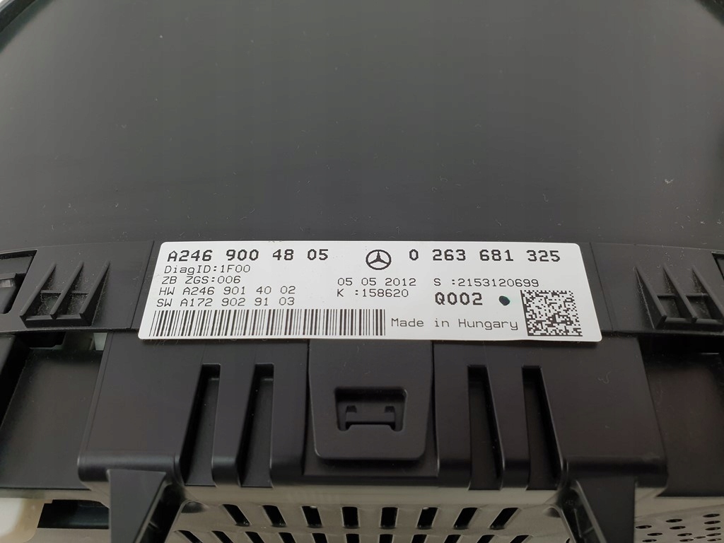 фото №5, Счетчик приборы mercedes w246 w176 euro a2469004805