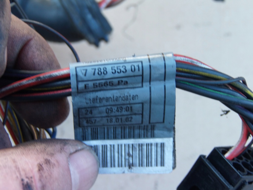 фото №5, Электропроводка жгут двигателя 778855401 land rover freelander i 2.0 td