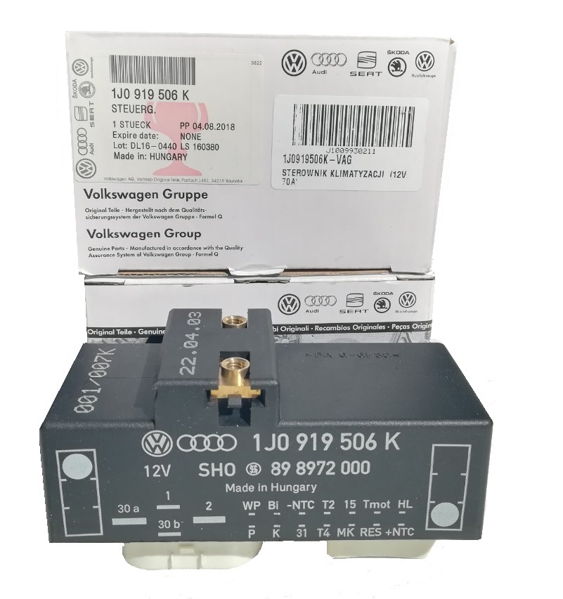 фото №1, 1j0919506k блок керування вентилятора golf iv octavia i