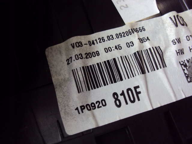 фото №6, Лічильник прилади seat leon ii lift 1.9 tdi