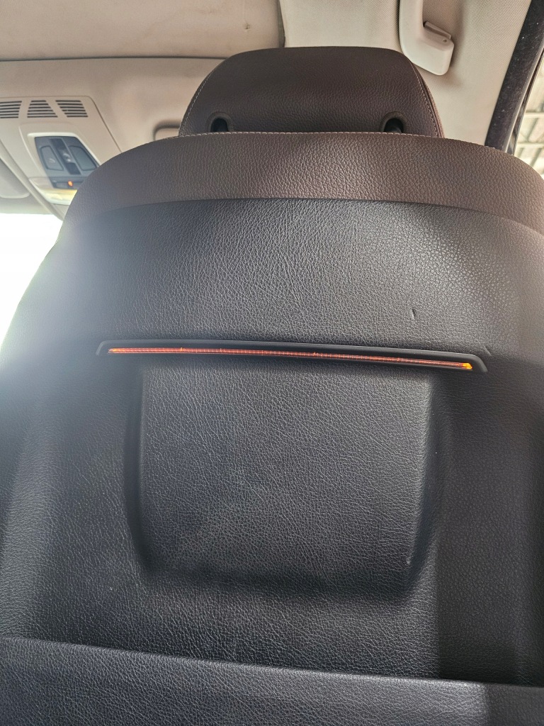 фото №13, Сидіння заднє сидіння обшивки коричнева шкіра bmw x5 f15 електричний led harman/kardon