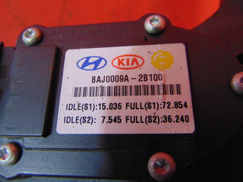 фото №3, Hyundai santa fe 2 ii 2.2 crdi потенціометр педаль газу