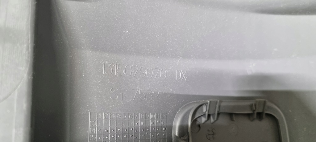 Fiat ducato boxer jumper szary кутик бампера перед правий 1315079070 Зі Шроту