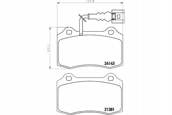 Комплект гальмівних колодок гальмівних textar 1ml698151 Ціна
