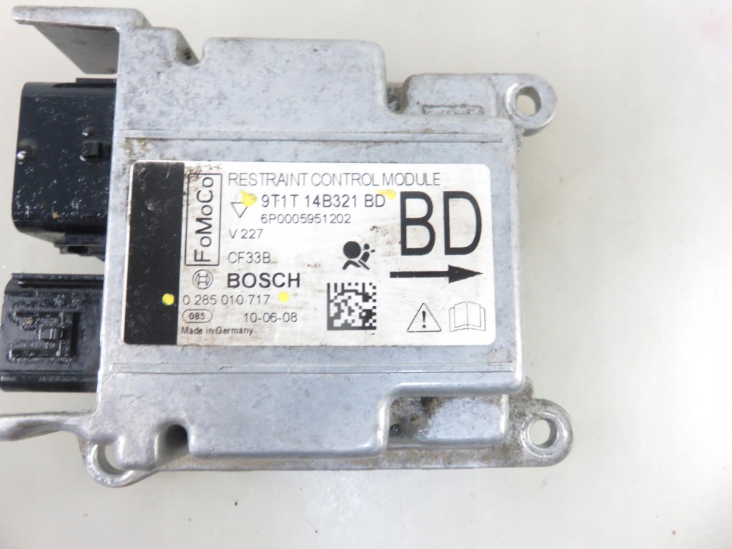 фото №4, Модуль подушка безопасности ford transit connect i 9t1t14b321bd 0285010717