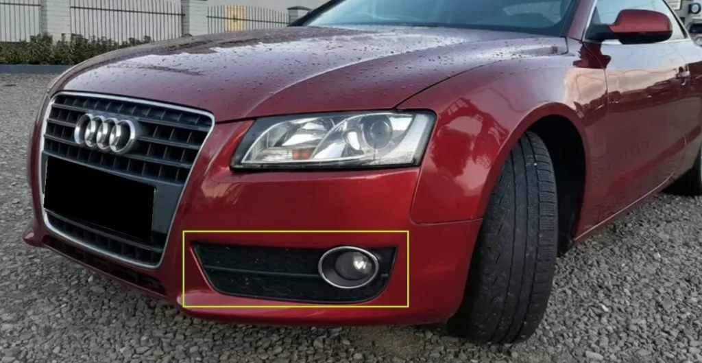 Audi a5 8t стандарт 2007-2011 ліва решітка решітка  бампера хром оригінал Київ