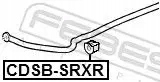 фото №3, Втулка резиновый элемент стабилизатора задняя задняя cdsb-srxr