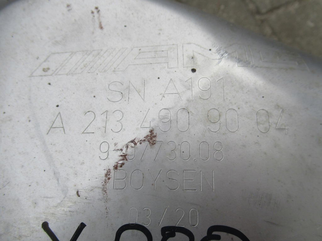 Выхлоп гаситель mercedes gt amg x290 a2134909004 45 с Разборки