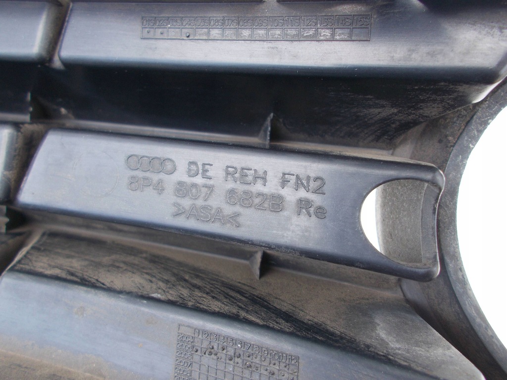 фото №14, Противотуманная фара противотуманные фары перед решётка бампера левая правая audi a3 8p 8p4807682b