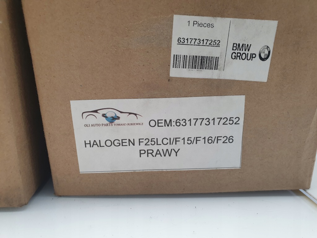 фото №5, Оригинальный противотуманная фара led правый bmw f15 f16 f25