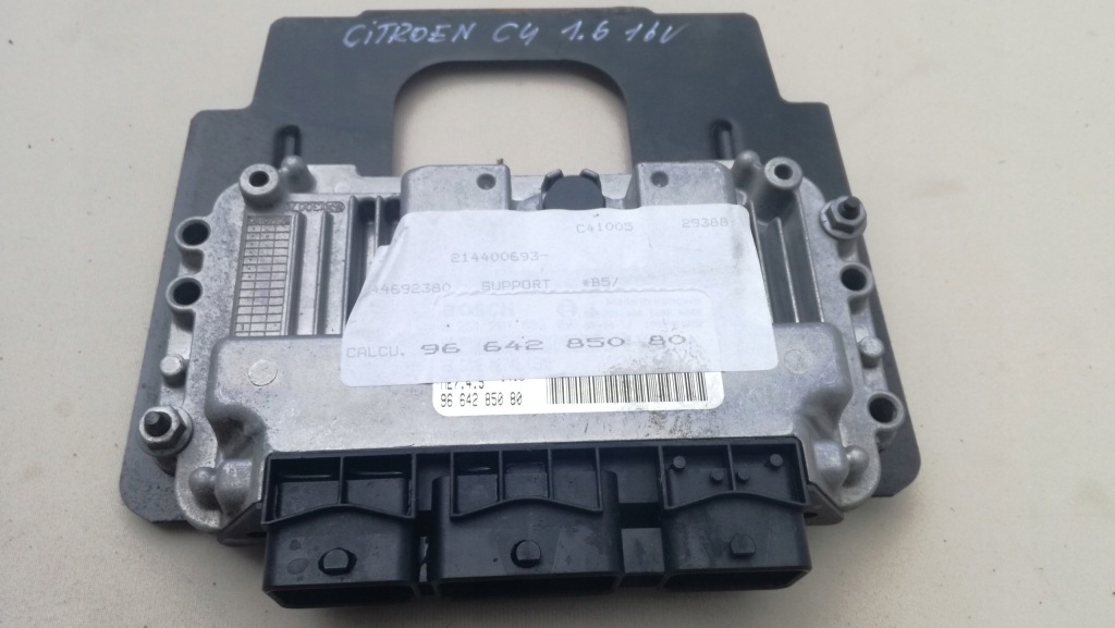 фото №1, Бортовий комп'ютер двигуна citroen c4 1.6 16v 9664285080