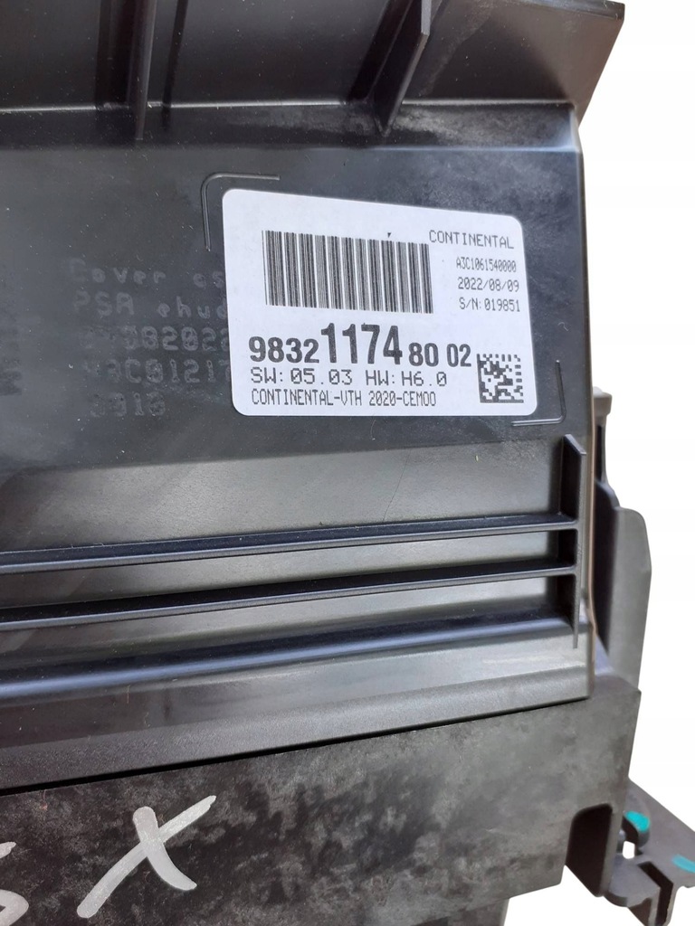 фото №9, Citroen c5 x c5x 2023 дисплей head up / 9832117480