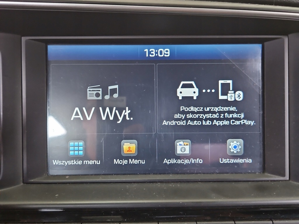 фото №1, Радіо заводський дисплей hyundai elantra vi 15-20 радіопрогравач