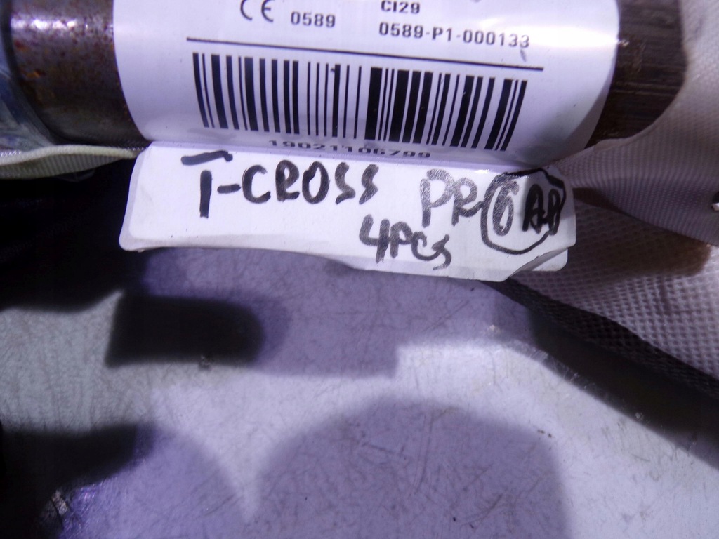 фото №10, Шторка безпеки подушка безпеки права vw t-cross 2gm880742d