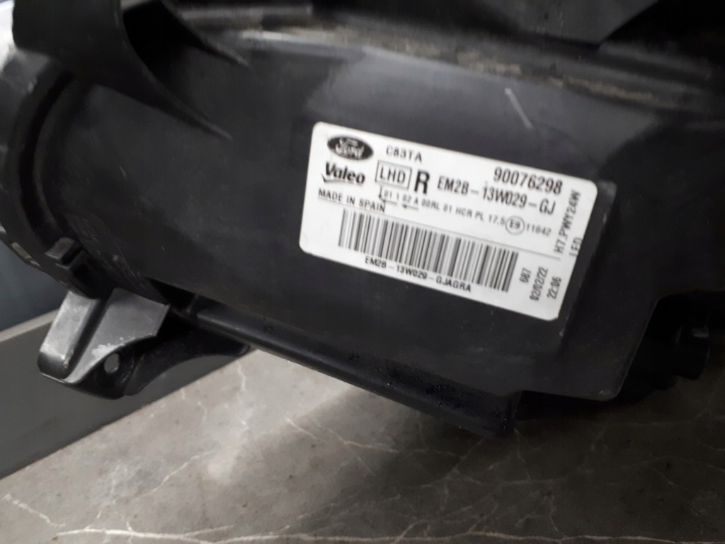 фото №12, Em2b-13w029-gj фара правый перед ford s-max smax mk2 15-