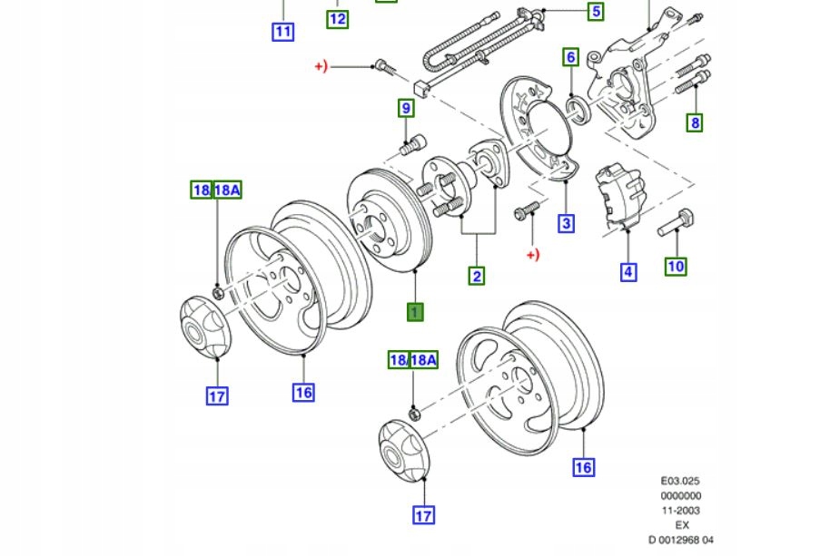 фото №1, Диск тормозная передняя ford explorer 1992 - 200