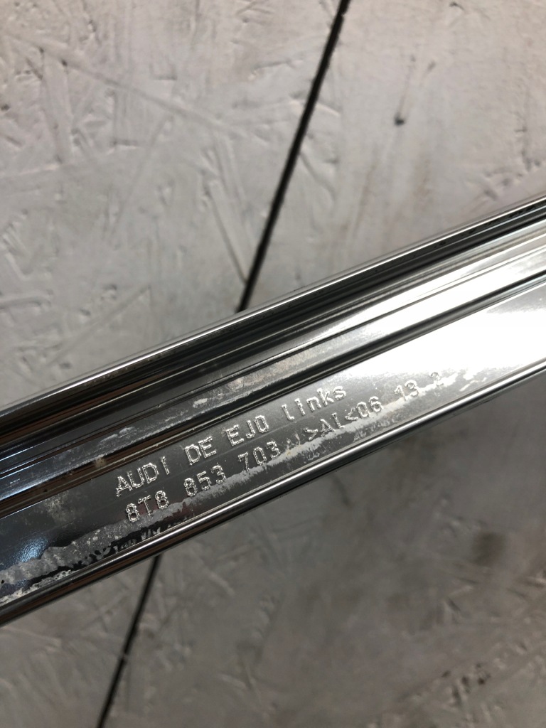 фото №5, Молдинг кузовная левая a5 sportback хром 8t8853703