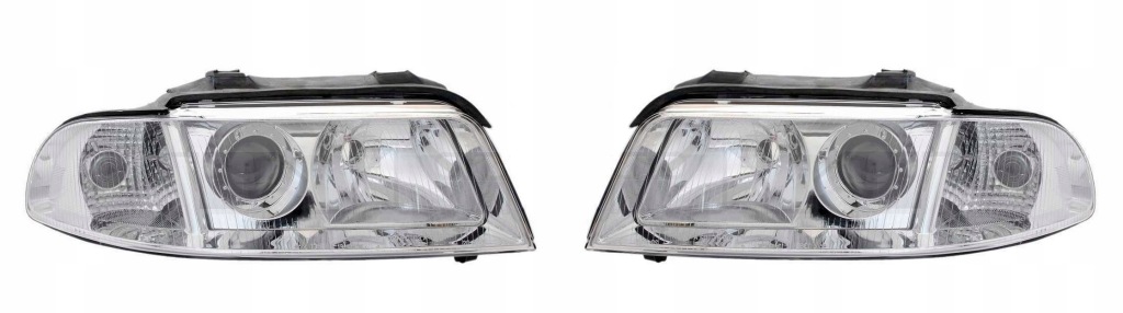 фото №1, Audi a4 b5 99-01 комплект фари лампи перед