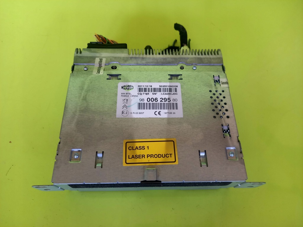 фото №1, Зчитувач навігації радіо 9800629580 citroen ds5 12r