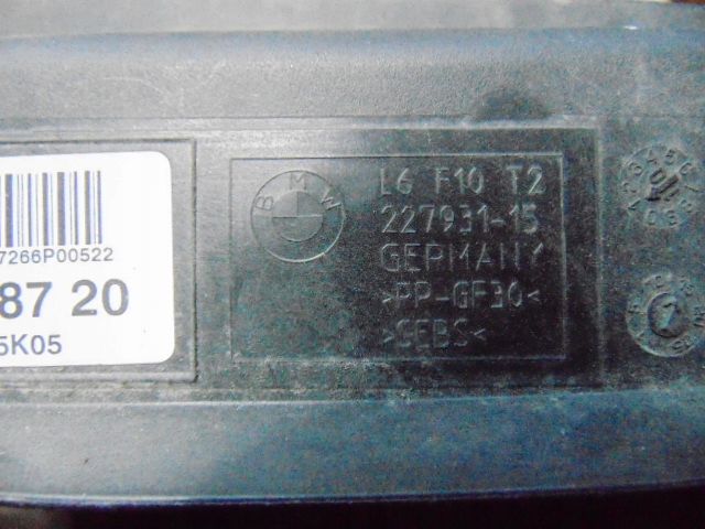 фото №11, Bmw f10 f11 жалюзі впуск pas передній канал повітропровід повітря 7200787