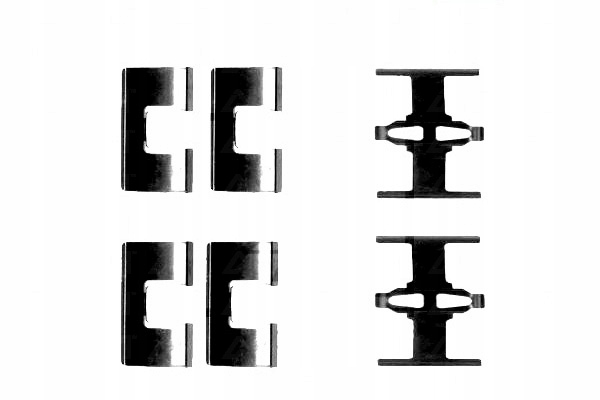 фото №2, Набір монтажний гальмівних колодок honda accord iv accord v