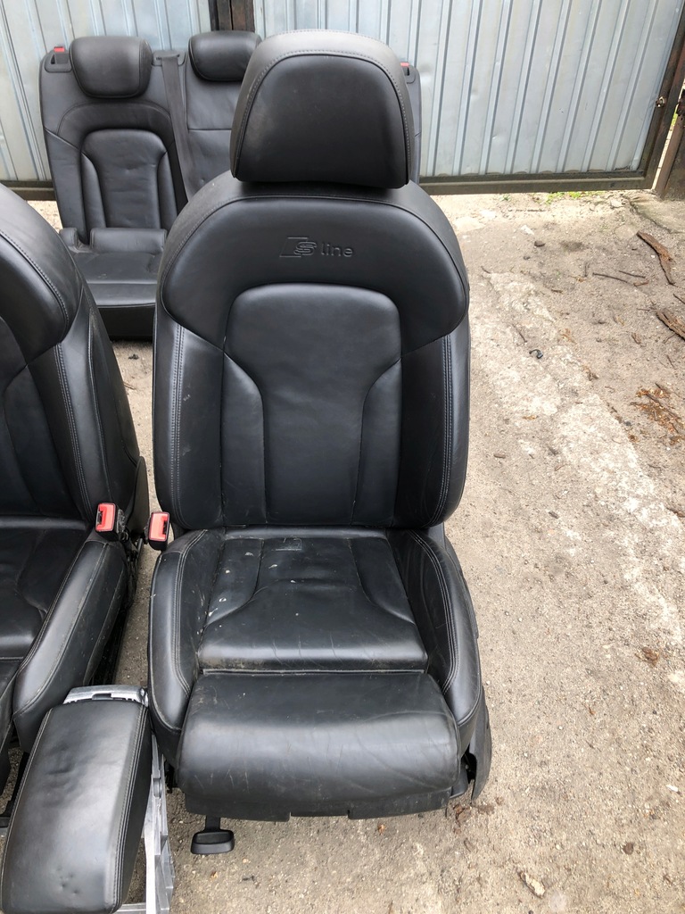 фото №9, Q3 8u 2010 - 2018r s-line сиденья кожа с подогревом обшивки дверь комплект