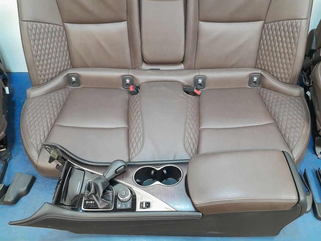 фото №6, Infiniti q50 s сиденья заднее сиденье обшивки комплект кожа