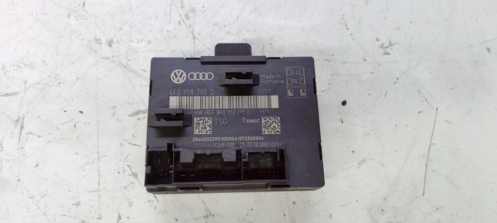 фото №1, Модуль блок управления дверь audi a6 c6 a4 a5 4f0959795q