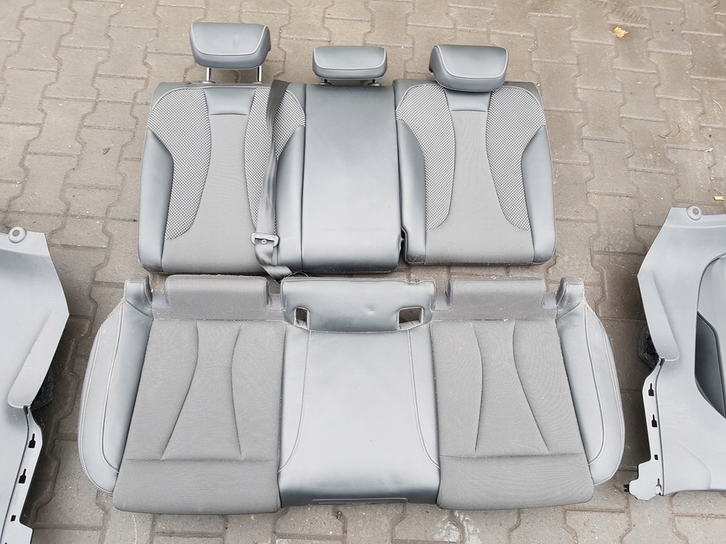 фото №4, Audi a3 8v 13-16r s-line hb сидіння напівшкіра заднє сидіння 3d